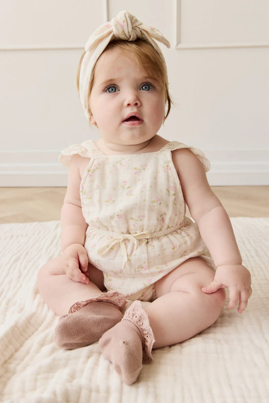 Organic Cotton Muslin Luciana Playsuit