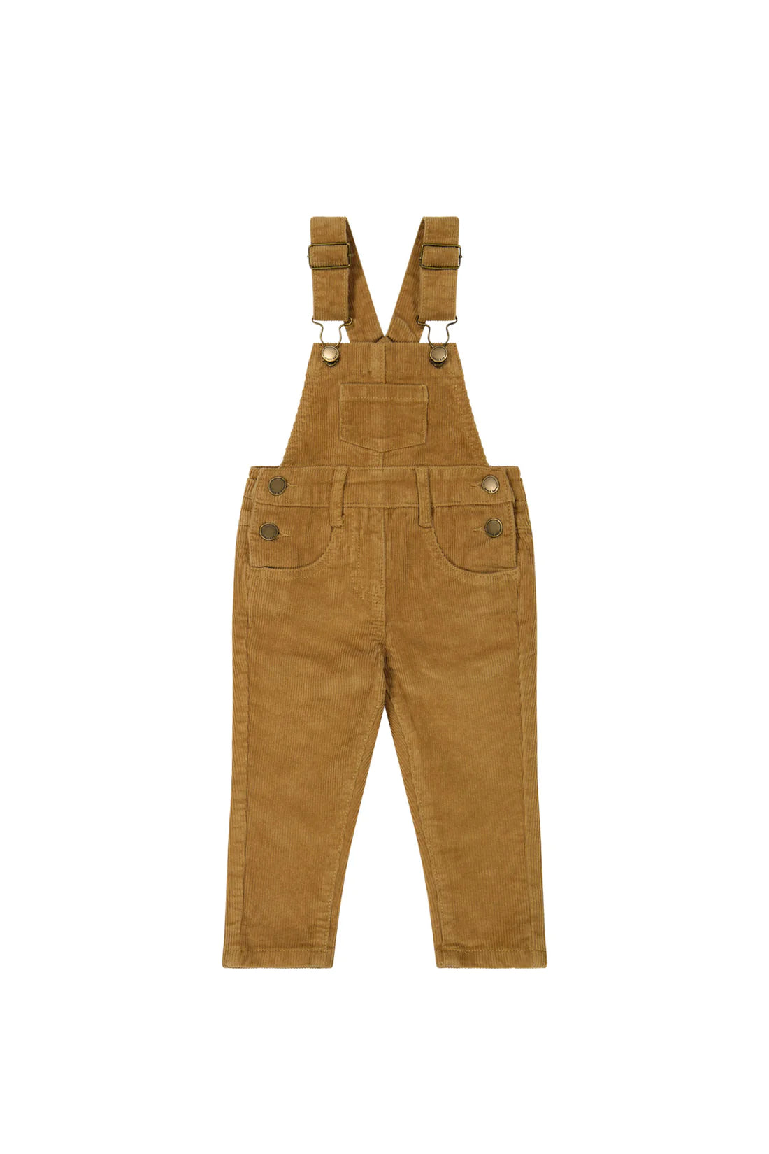 Jordie Cord Overall- Bronzed