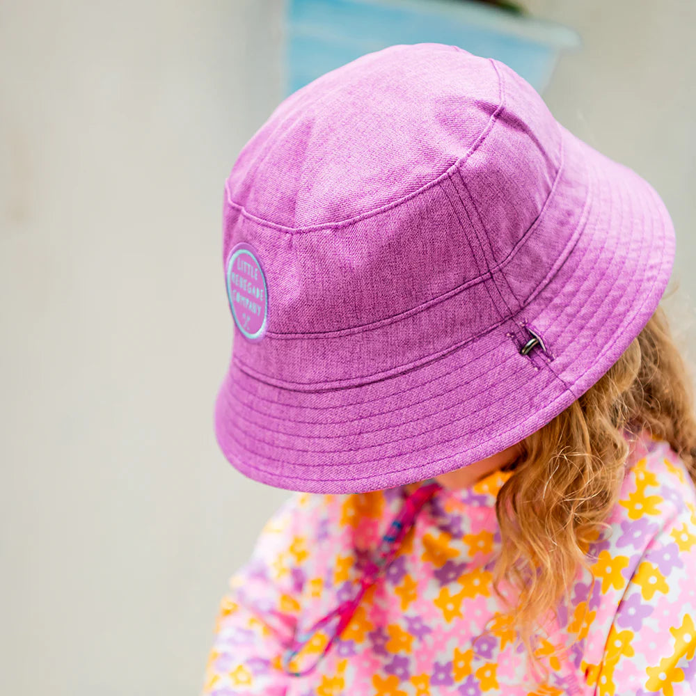 Lovely Bows Reversible Bucket Hat- 4 Sizes