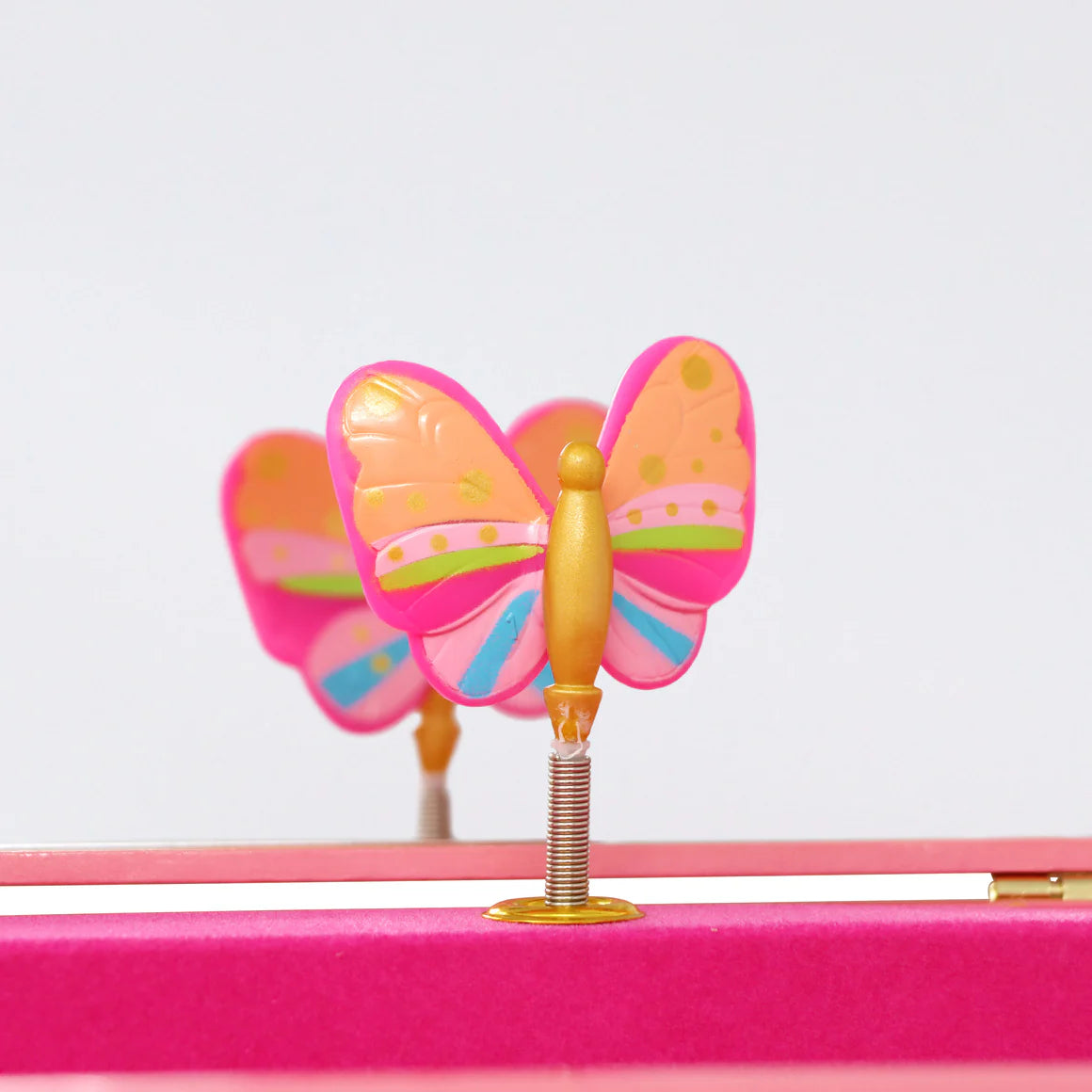 Rainbow Butterfly Large Music Jewellery Box