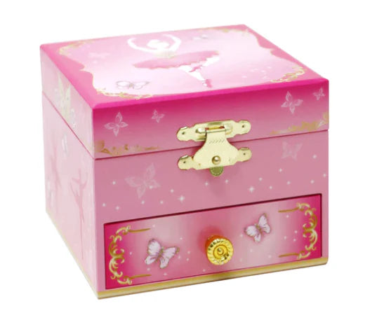 Butterfly Ballet Small Music Jewellery Box