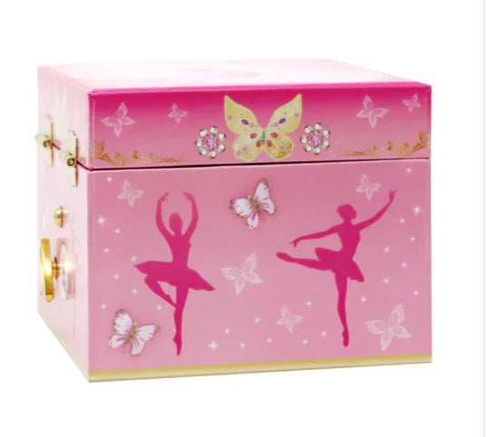 Butterfly Ballet Small Music Jewellery Box