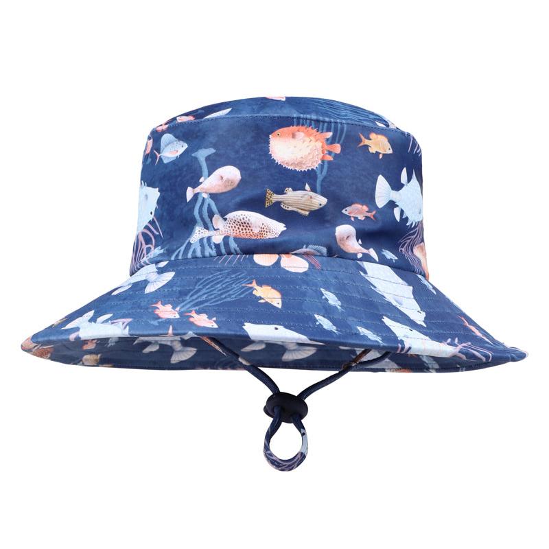 Aiden Blue Print Sunhat