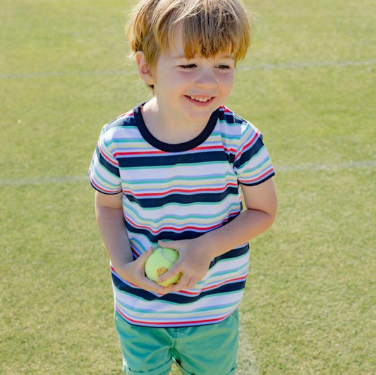 stripe rugby dress