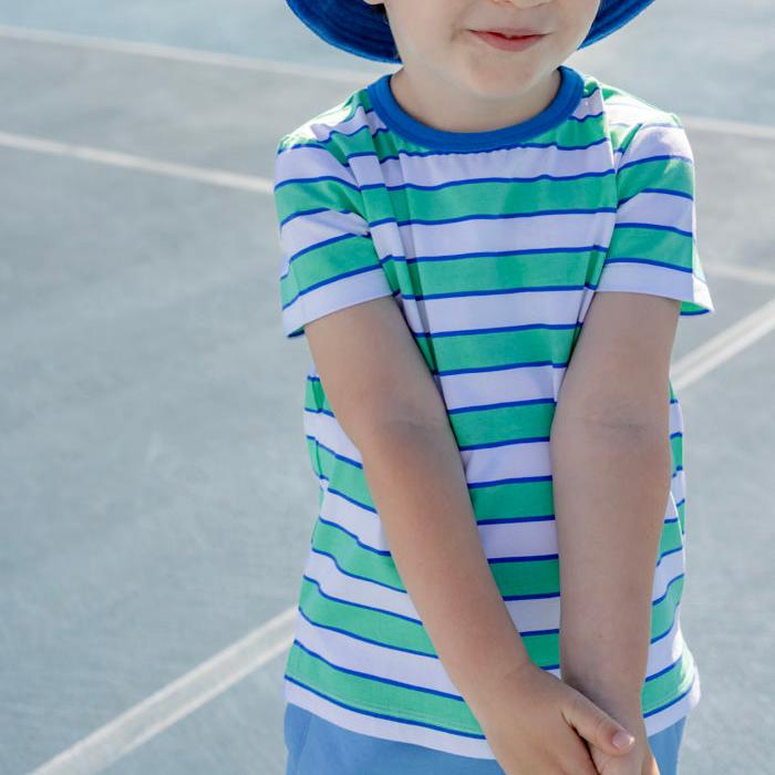 Green Stripe Tee