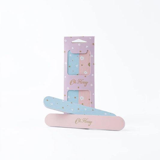 Oh Flossy Kids Nail Files- 2Pack