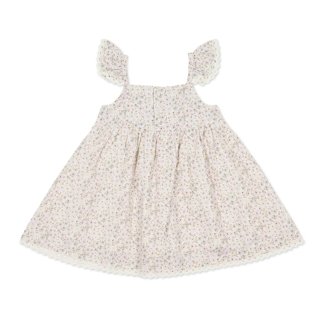 Organic Cotton Elodie Dress - Fifi Violet