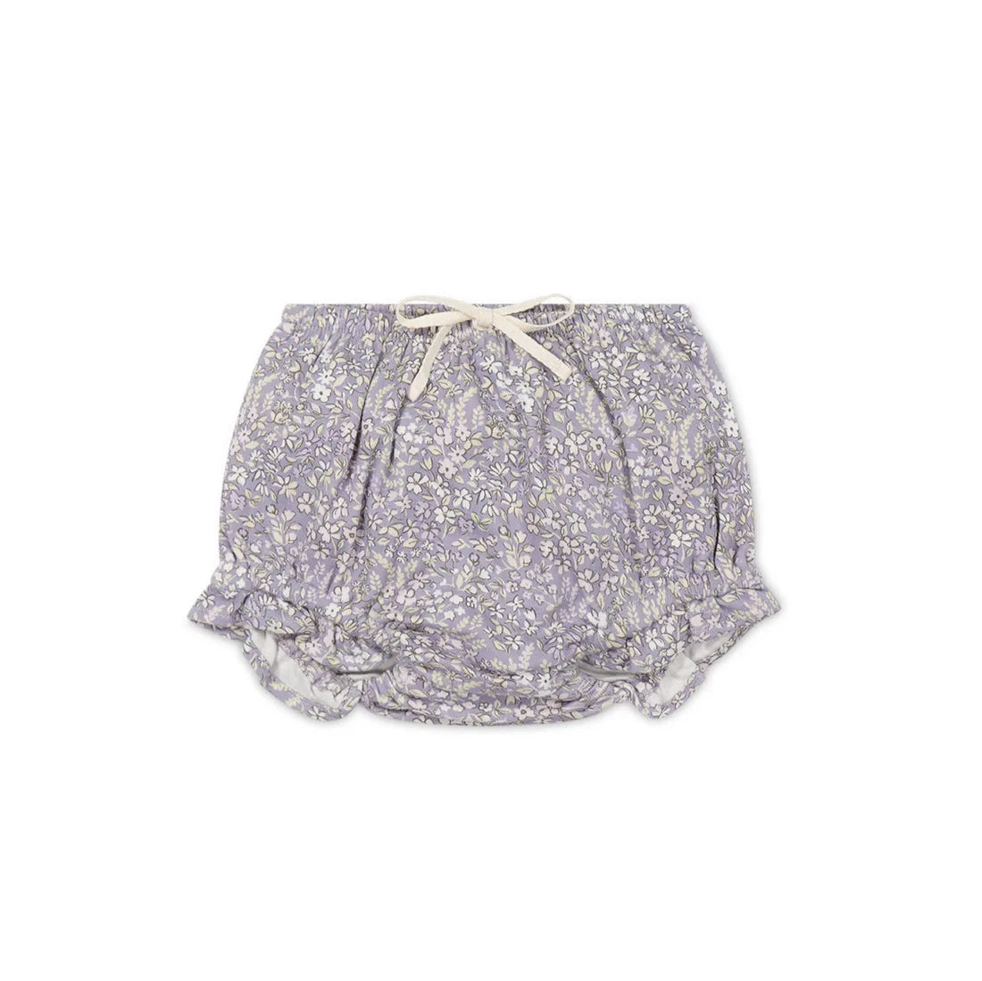 Organic Cotton Frill Bloomer- April Lilac