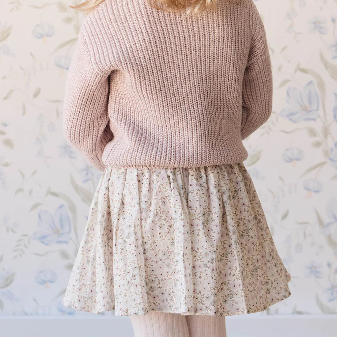Organic Cotton Melanie Skirt - Fifi Violet