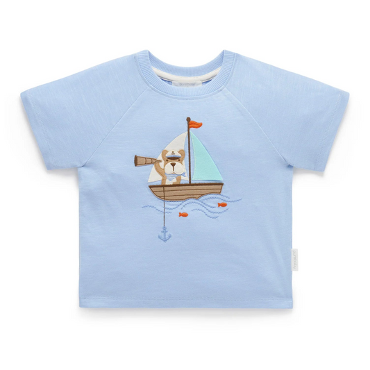 Voyager Relaxed Tee- Surf