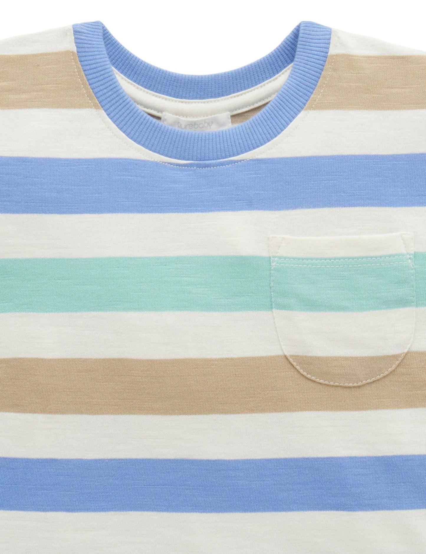 Nautical Relaxed Tee- Nautical Stripe