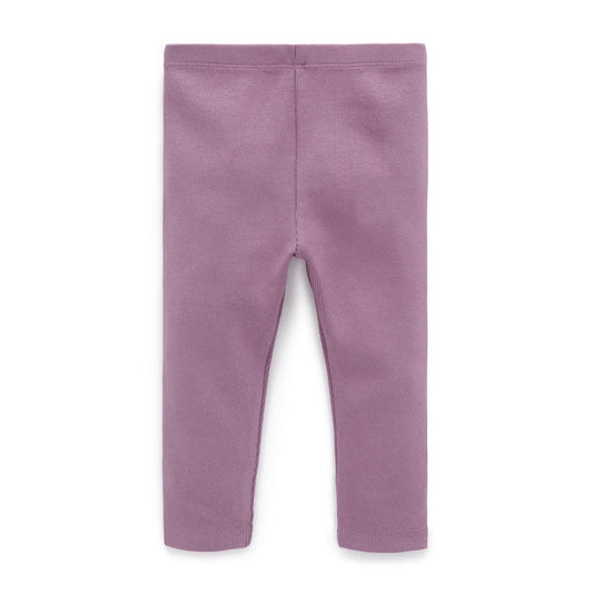 Thick Rib Leggings- Heather