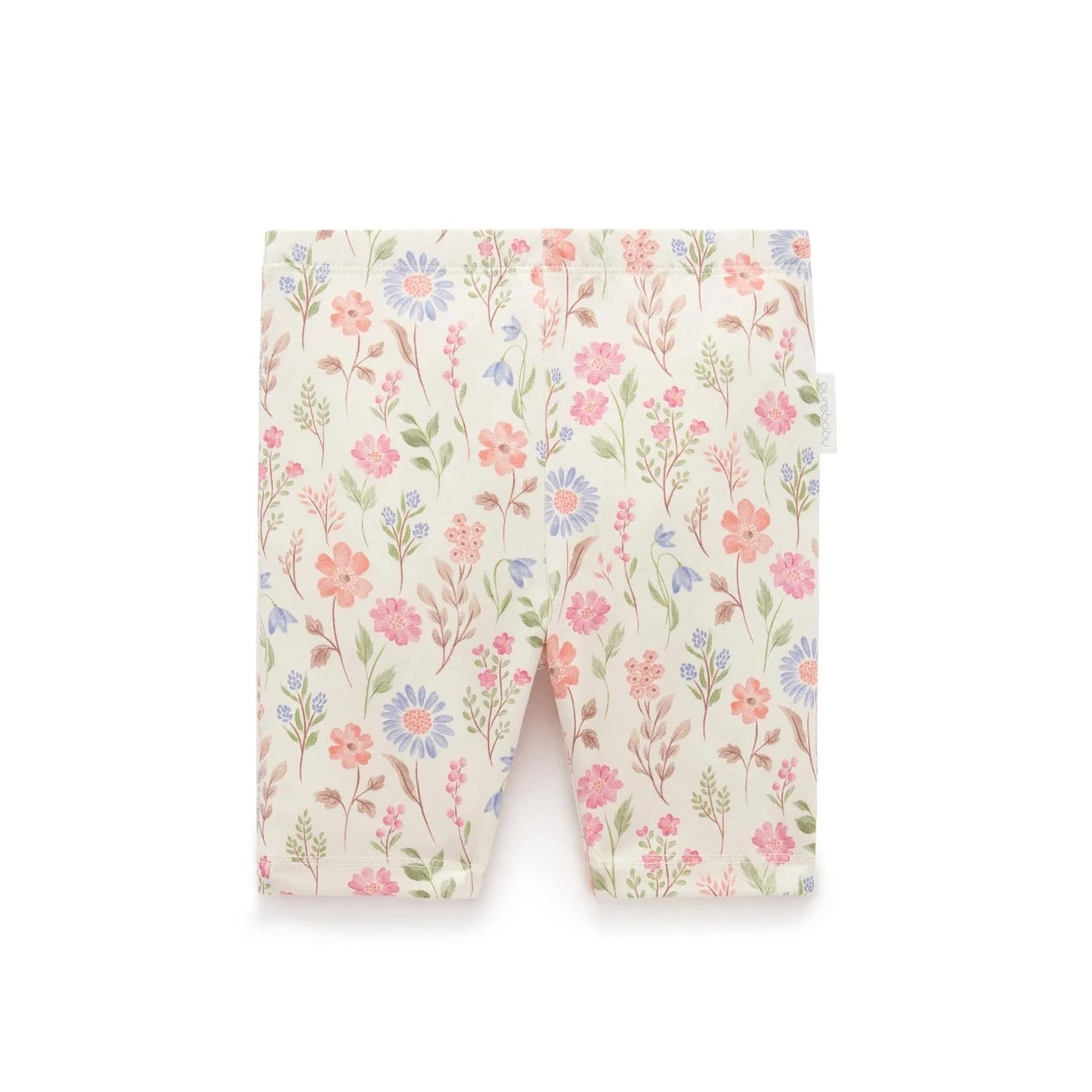 Bike Shorts- Geranium Print