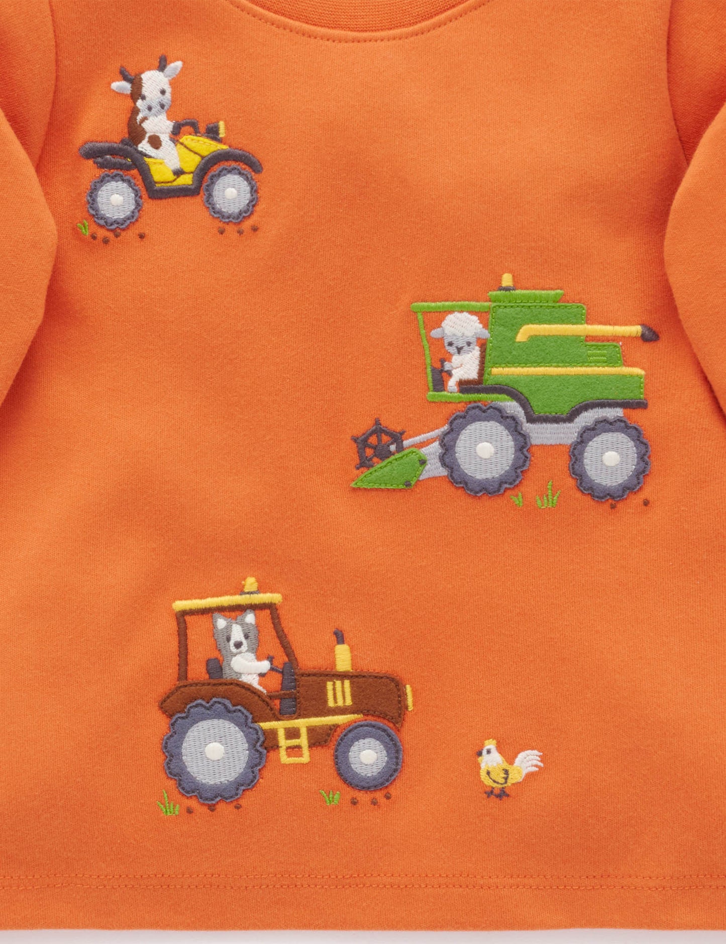 Working On The Farm Thick Long Sleeve Tee