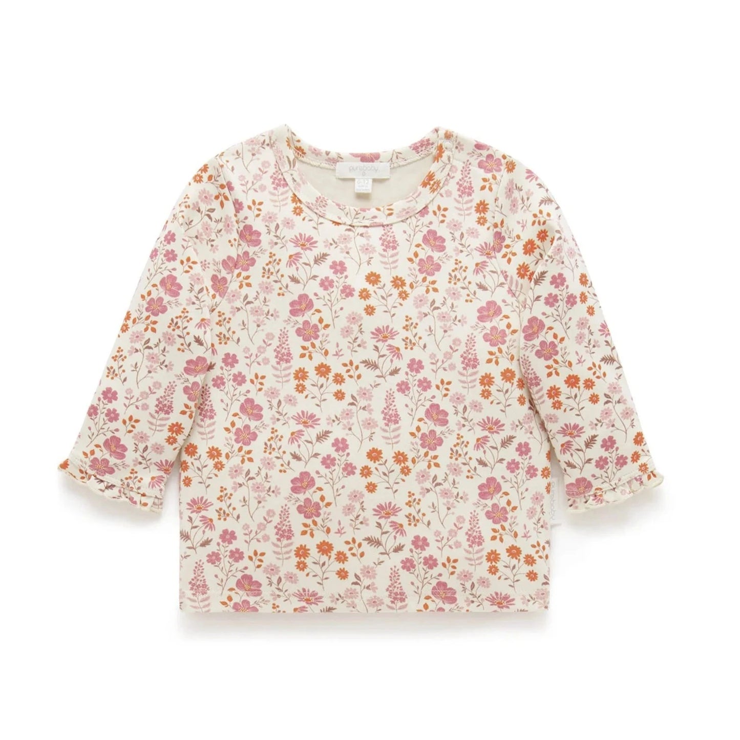 Thick Layering Top- Fox Glove Floral