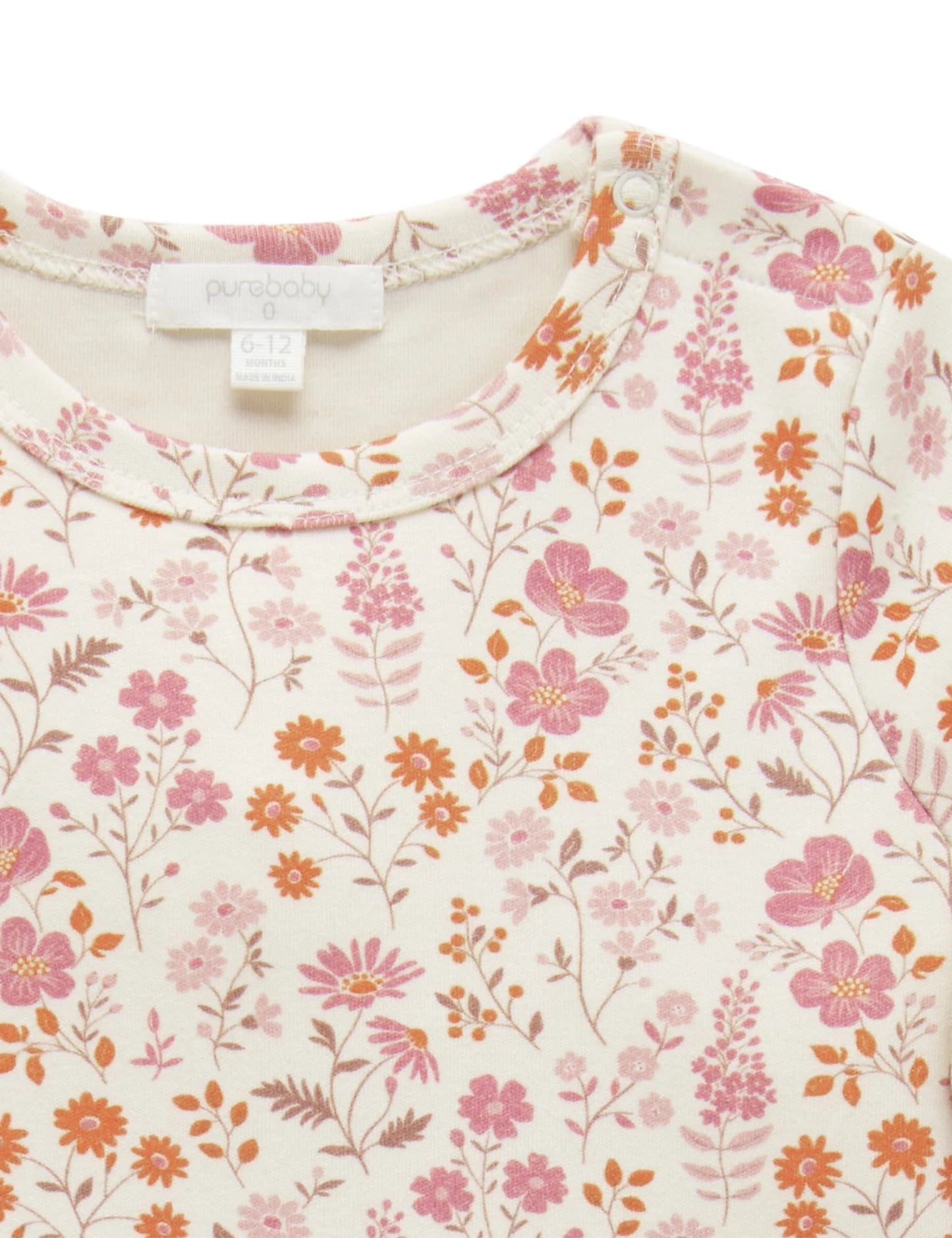 Thick Layering Top- Fox Glove Floral