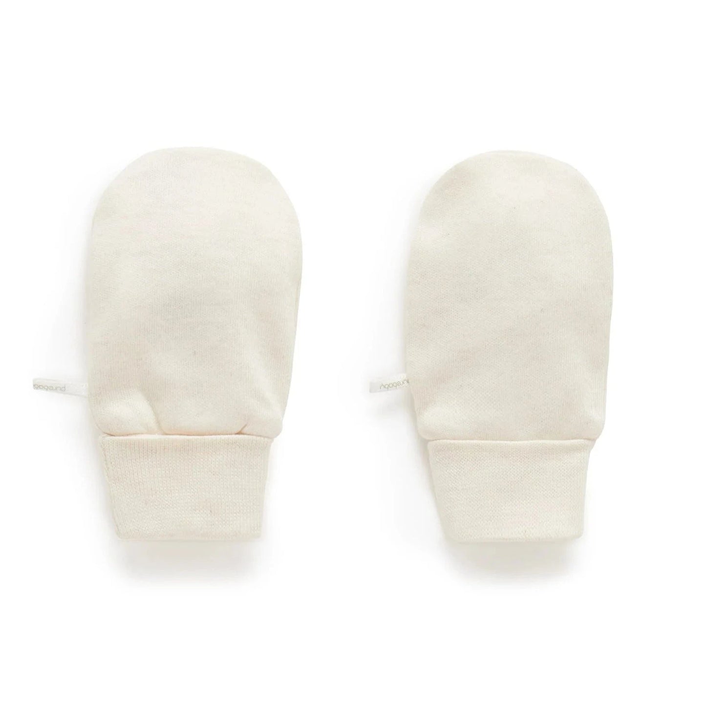 Baby Mittens- Pale Grey Melange