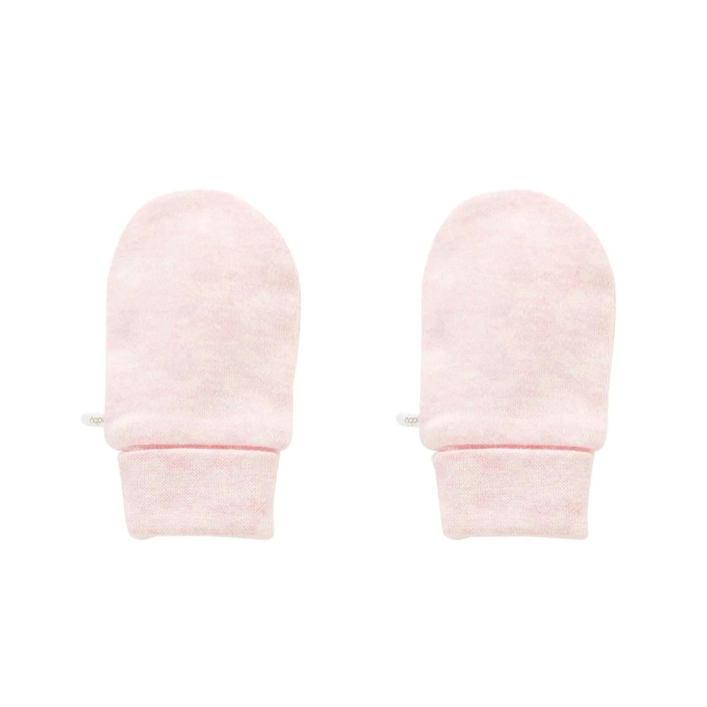 Baby Mittens- Pale Pink Melange