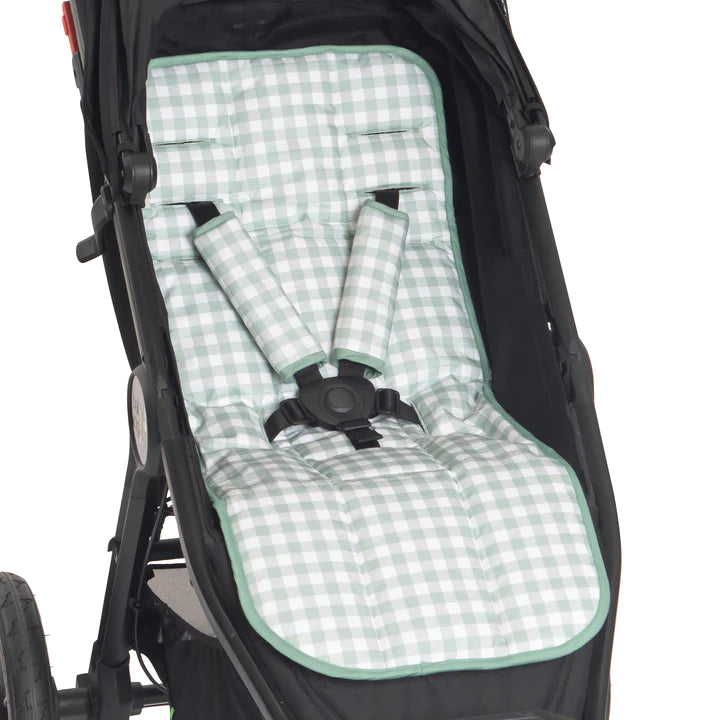 Pram Liner- Gingham Sage