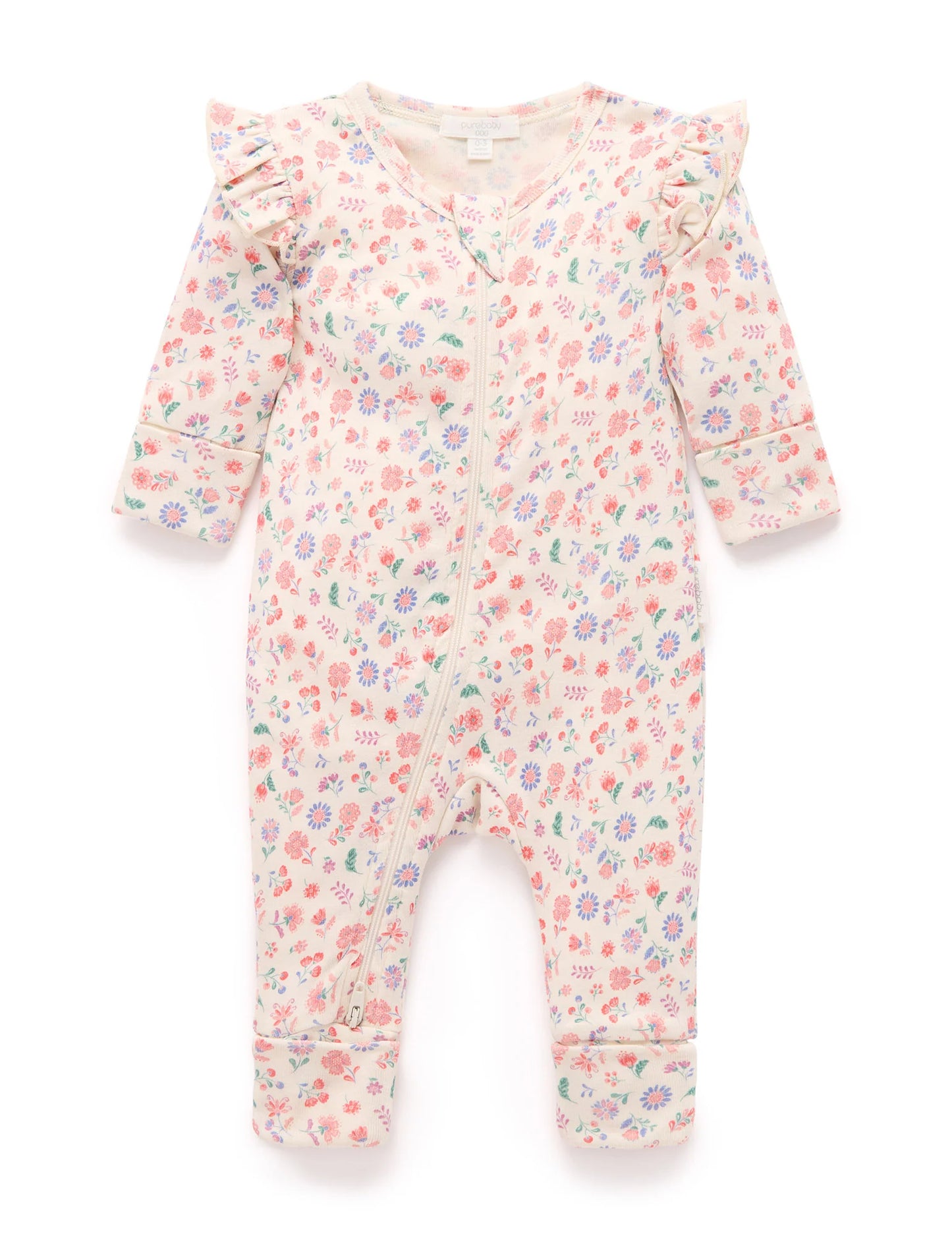 Floral Zip Growsuit