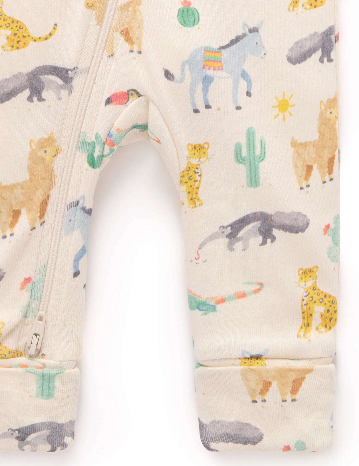 Animal Fiesta Zip Growsuit