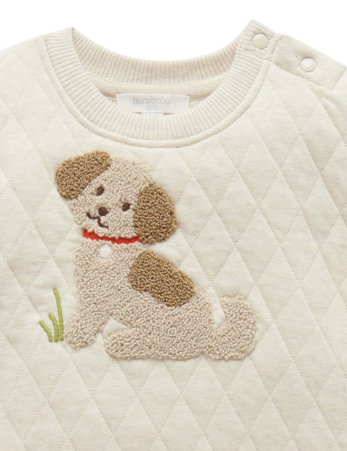 Quilted Track Set- Doggy Print