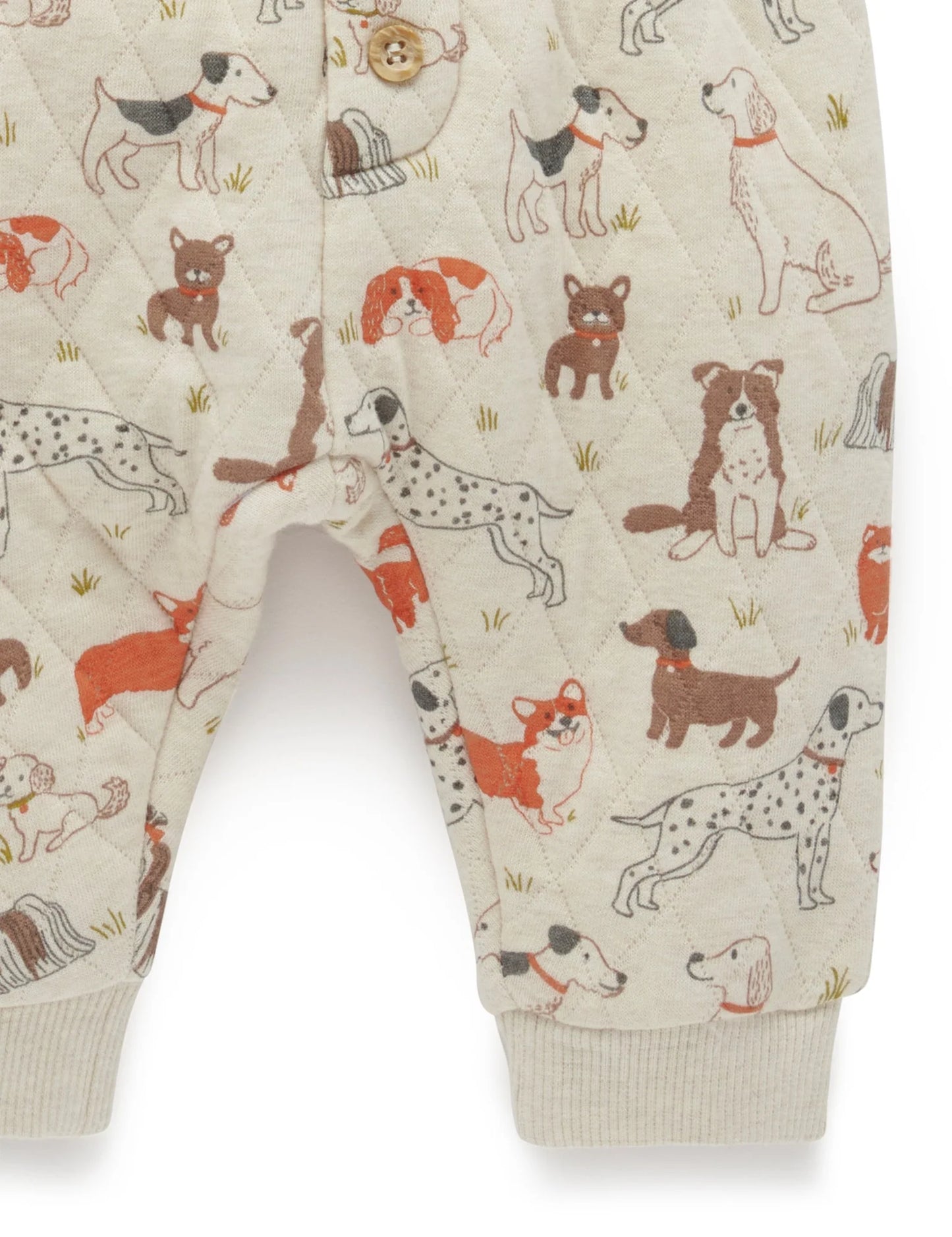 Quilted Track Set- Doggy Print