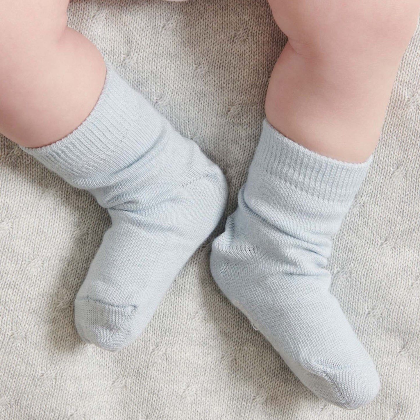 Socks 3 Pack- Pale Blue