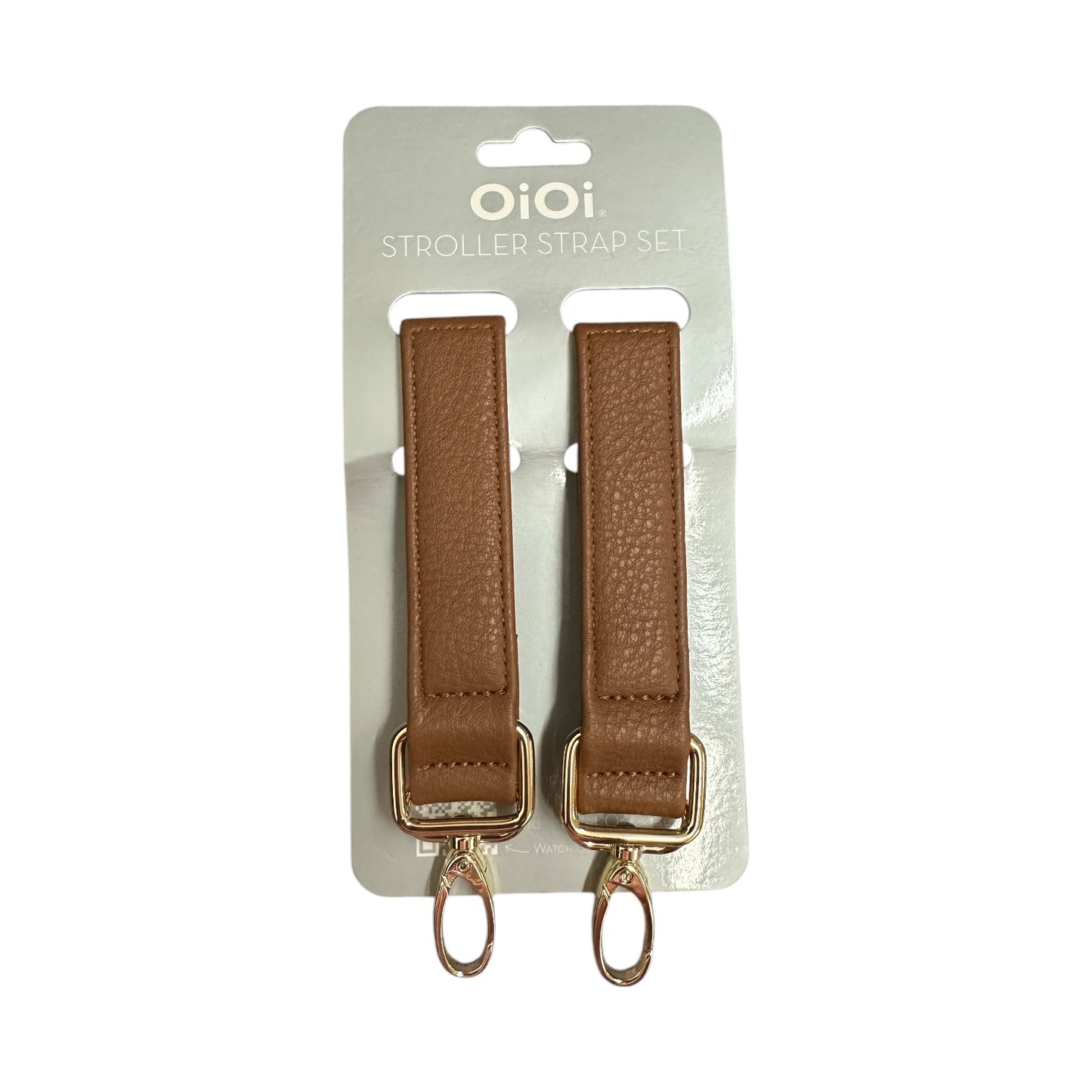 Vegan Leather Stroller Strap Set