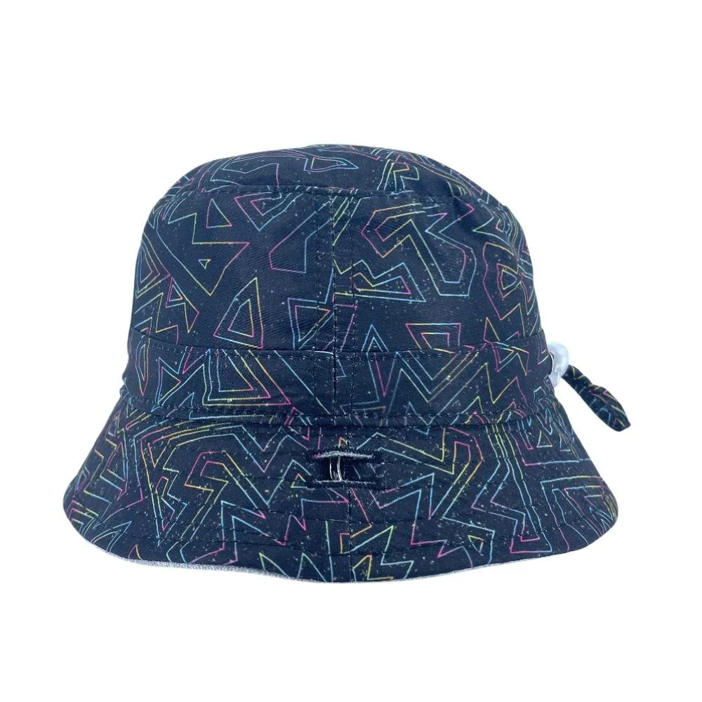 Retro Reversible Bucket Hat- 4 Sizes