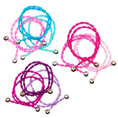 Beaded Hair Elastic Trio