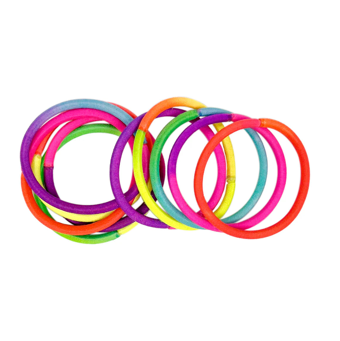 Two-Tone Hair Elastics