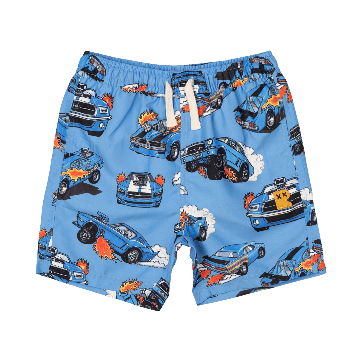 Blue Car Board Shorts