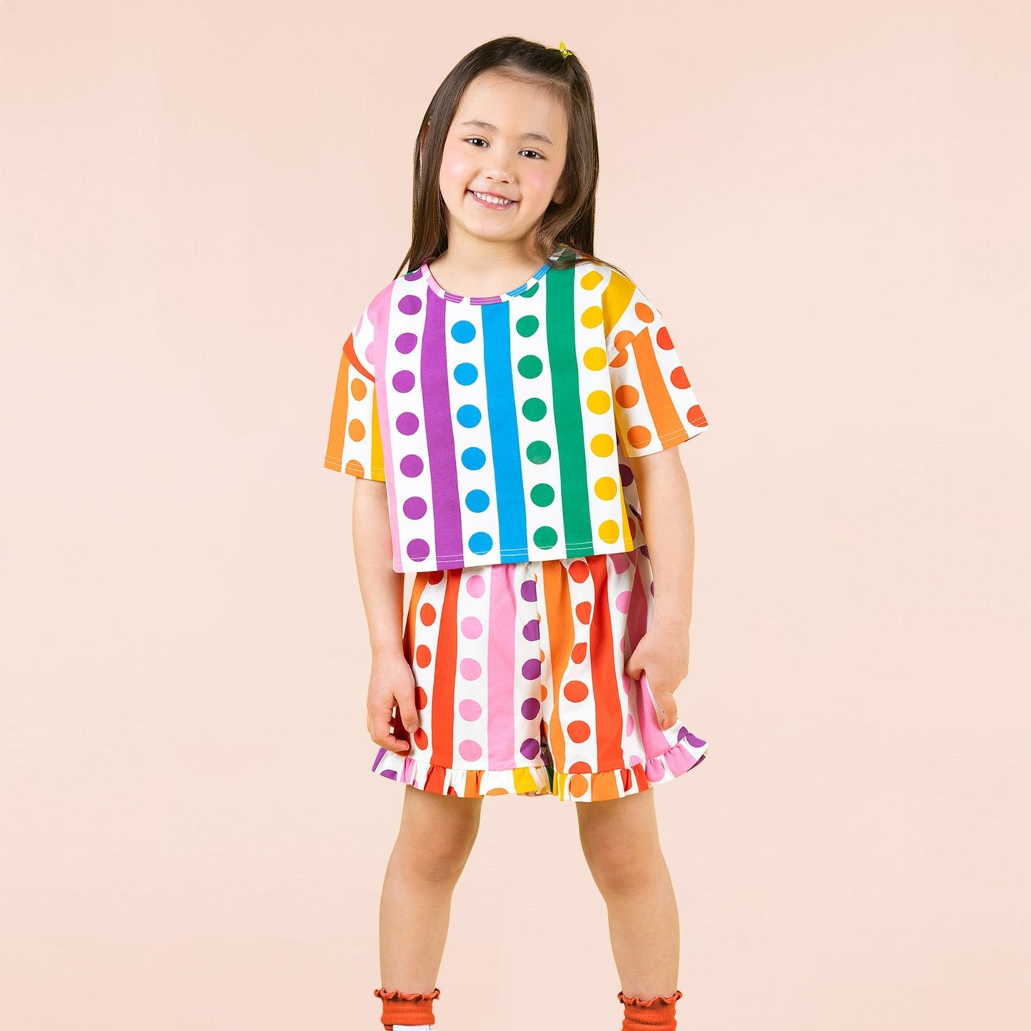 Rainbow Drops Boxy T-Shirt