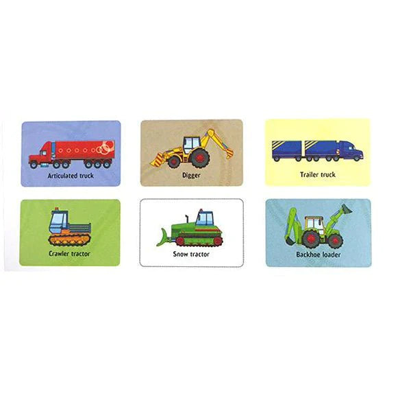 Diggers & Truck Snap Cards