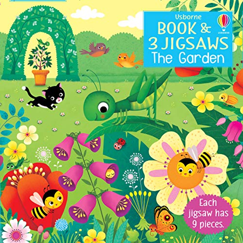 Usborne Book & Jigsaws- The Garden