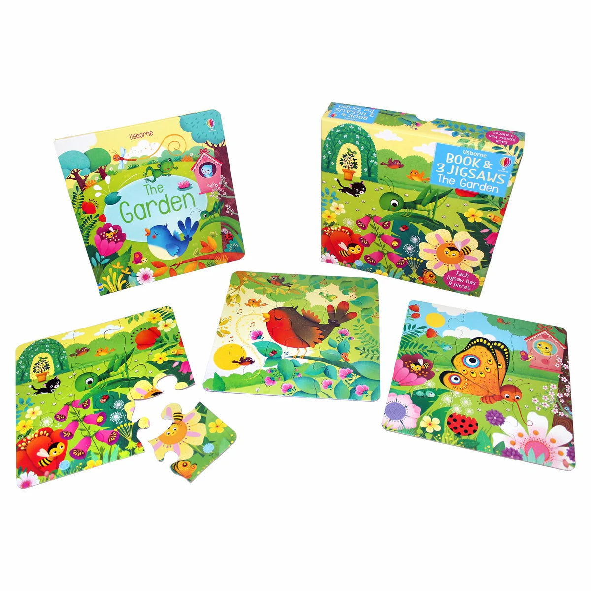 Usborne Book & Jigsaws- The Garden