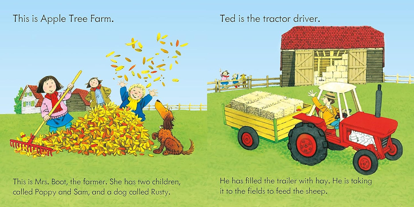 Usborne Book & Jigsaws- Tractors