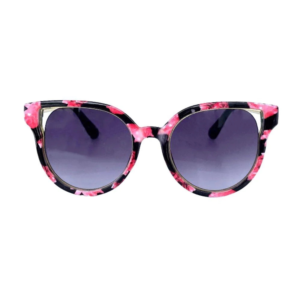 Victoria Shades Sunglasses- Black Floral