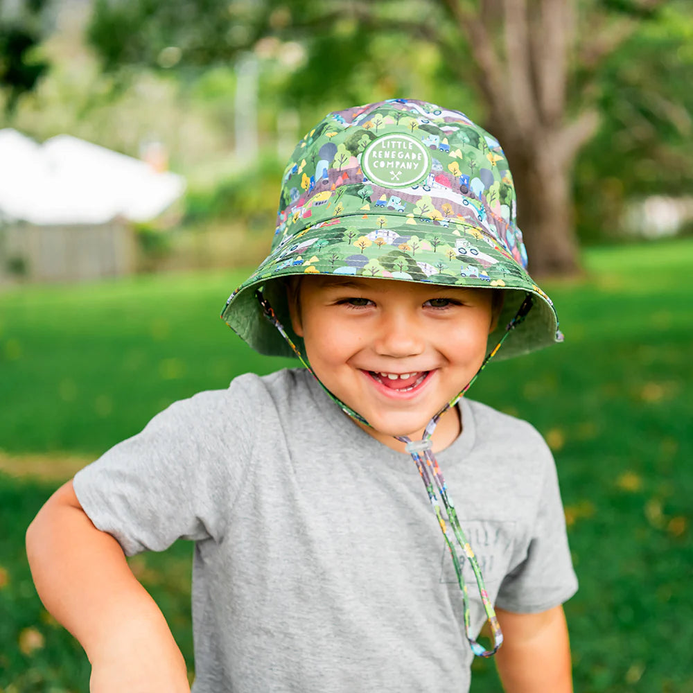 Wheels N Roads Reversible Bucket Hat- 4 Sizes