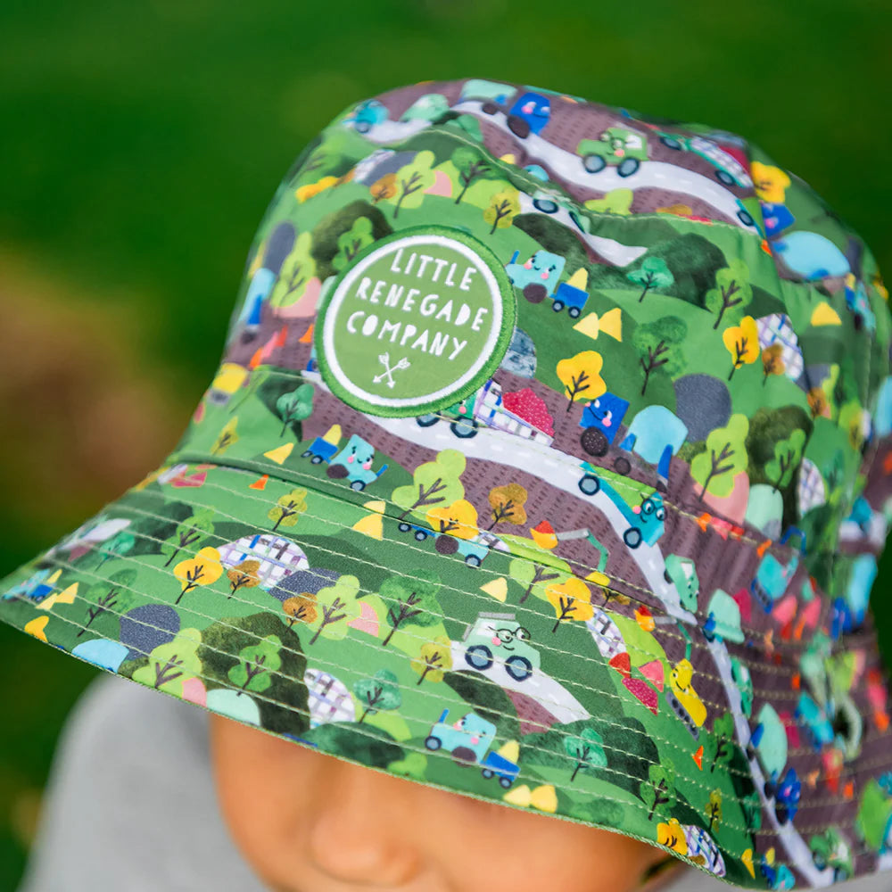 Wheels N Roads Reversible Bucket Hat- 4 Sizes