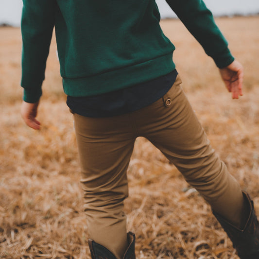 Boys Chino Pant- Taupe