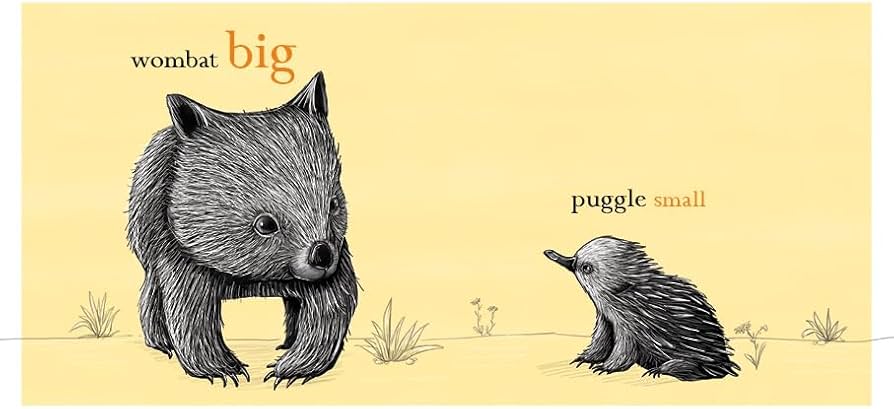 Wombat Big, Puggle Small Book