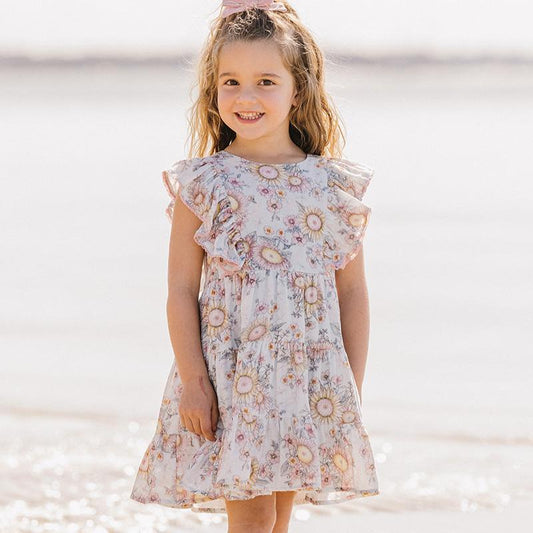 Abby Print Tiered Dress