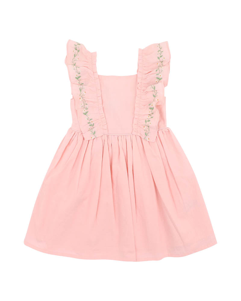 Tess Emb Frill Dress