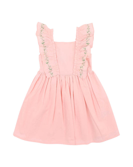 Tess Emb Frill Dress
