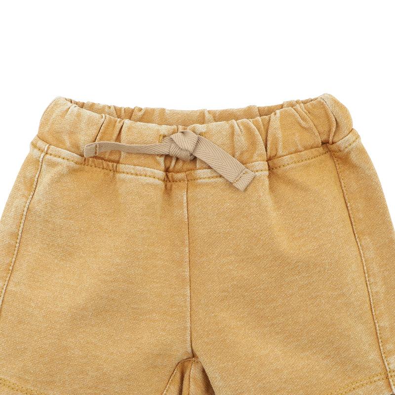 Boys Mustard Shorts