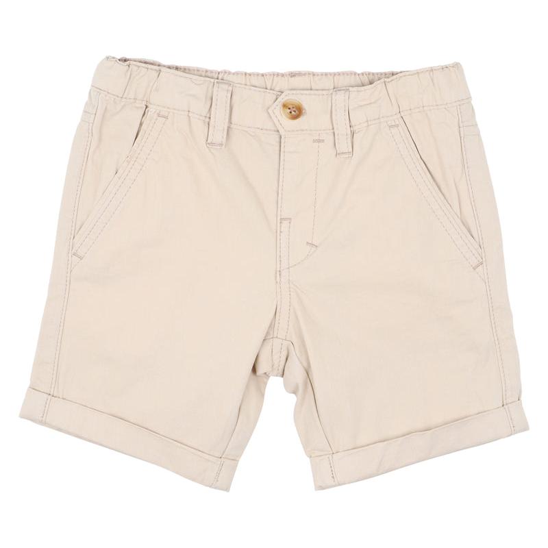 Beige Pocket Shorts