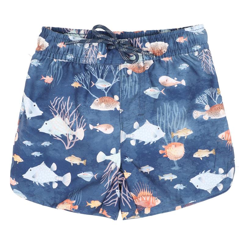 Aiden Blue Print Boardshorts