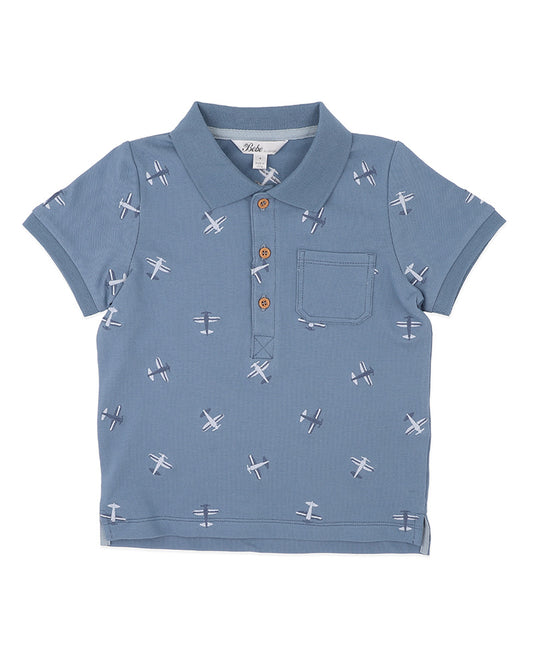 Harlan Airplane Emb Polo